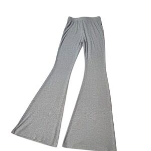 Gray Flare Leggings Pants XS Extra Small Heathered‎ Casual Trendy Comfy